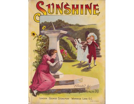 SUNSHINE FOR 1896. FOR THE HOME, THE SCHOOL AND THE WORLD.