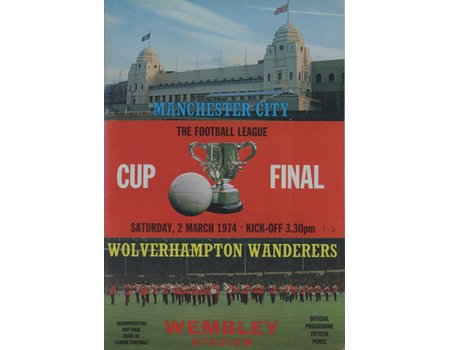 MANCHESTER CITY V WOLVERHAMPTON WANDERERS 1974 (LEAGUE CUP FINAL) FOOTBALL PROGRAMME