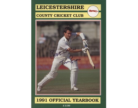 LEICESTERSHIRE COUNTY CRICKET CLUB 1991 YEAR BOOK