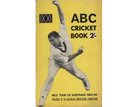 ABC CRICKET BOOK: ENGLAND TOUR TO AUSTRALIA 1965-66