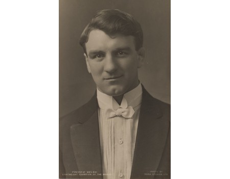 FREDDIE WELSH (LIGHTWEIGHT WORLD CHAMPION) BOXING POSTCARD