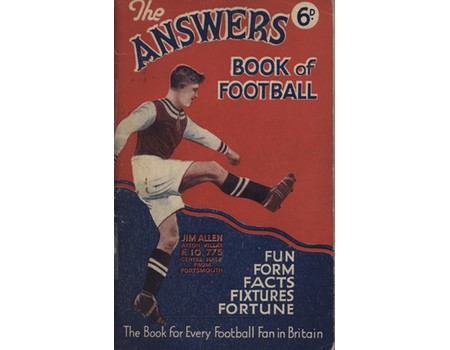ANSWERS BOOK OF FOOTBALL (1934)