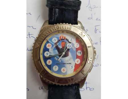 JUST FONTAINE PRESENTATION WATCH TO FRENCH WORLD CUP TEAM 1958
