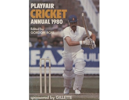 PLAYFAIR CRICKET ANNUAL 1980