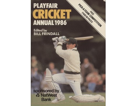PLAYFAIR CRICKET ANNUAL 1986