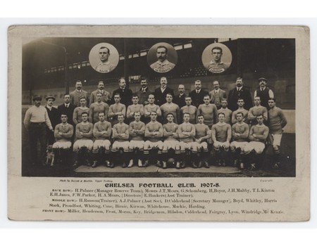 CHELSEA FC 1907-08 FOOTBALL POSTCARD