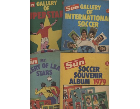 THE SUN - SOCCERCARD ALBUM NOS.1-4 (1979)