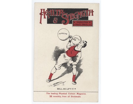 HEALTH & STRENGTH POSTCARD