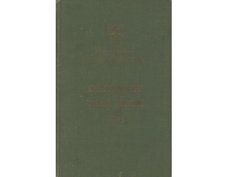 WORCESTERSHIRE COUNTY CRICKET CLUB YEAR BOOK 1965