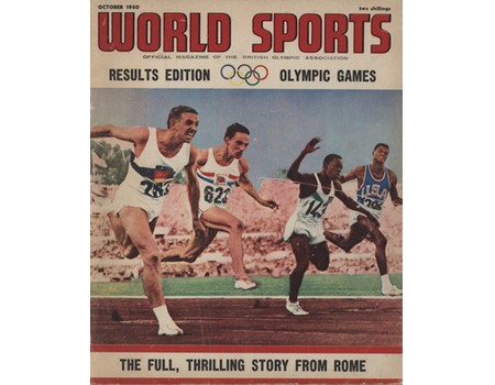 WORLD SPORTS OCTOBER 1960 - RESULTS EDITION OLYMPIC GAMES