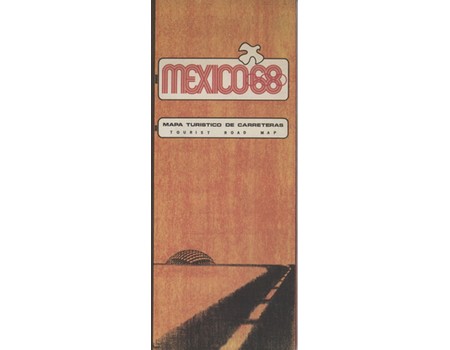 MEXICO 68 - TOURIST ROAD MAP