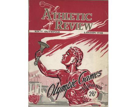 THE ATHLETIC REVIEW SOUVENIR OF THE XIVTH OLYMPIC GAMES - LONDON 1948