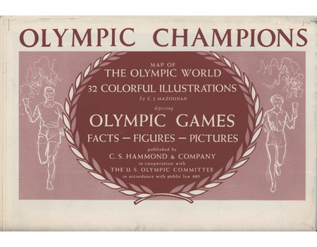 OLYMPIC CHAMPIONS - MAP OF THE OLYMPIC WORLD