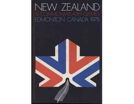 NEW ZEALAND - XI COMMONWEALTH GAMES EDMONTON, CANADA 1978 