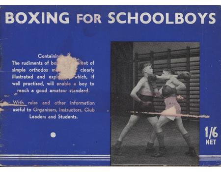 BOXING FOR SCHOOLBOYS