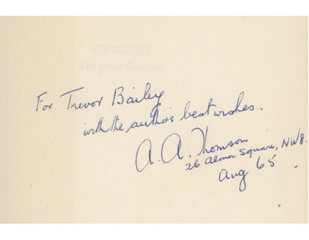 CRICKET: THE GREAT CAPTAINS (TREVOR BAILEY