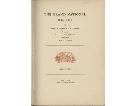 THE GRAND NATIONAL 1939-1930