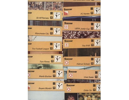 EDITIONS RENCONTRE FOOTBALL (SOCCER) CARDS (X30)
