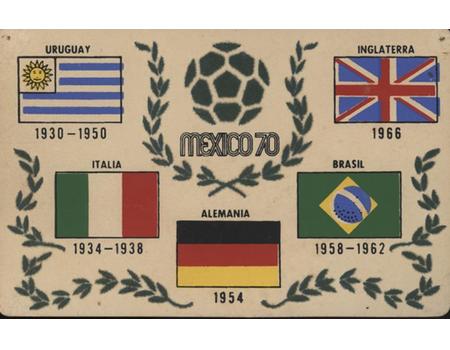 MEXICO 1970 WORLD CUP POSTCARD