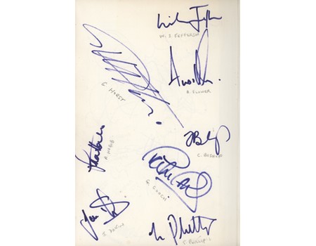 ESSEX COUNTY CRICKET CLUB: THE OFFICIAL HISTORY (MULTI SIGNED X 46 - INCLUDING GEOFF HURST, COOK, GOOCH)