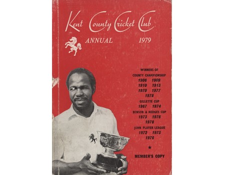 KENT COUNTY CRICKET CLUB 1979 [ANNUAL]