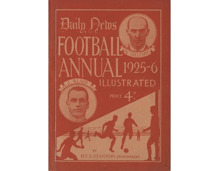 DAILY NEWS FOOTBALL ANNUAL 192526 Football Annuals & Periodicals