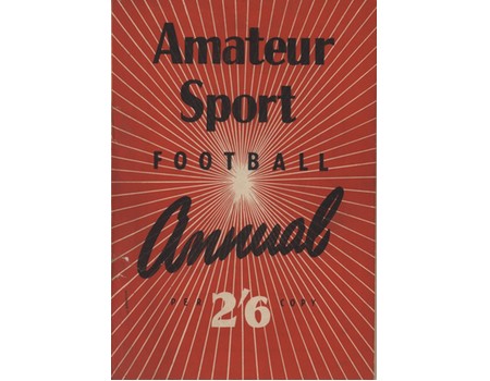 AMATEUR FOOTBALL ANNUAL 1949-1950