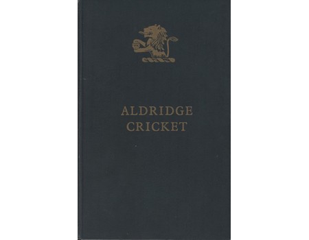 ALDRIDGE CRICKET - A REVIEW