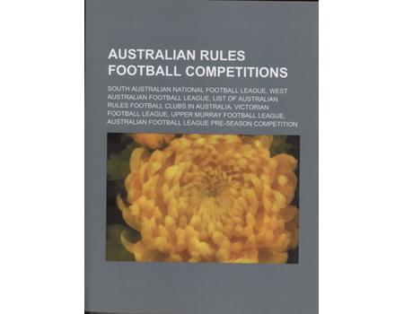 AUSTRALIAN RULES FOOTBALL COMPETITIONS