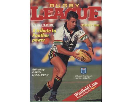 RUGBY LEAGUE 1991-92 - OFFICIAL YEARBOOK OF THE NEW SOUTH WALES RUGBY LEAGUE