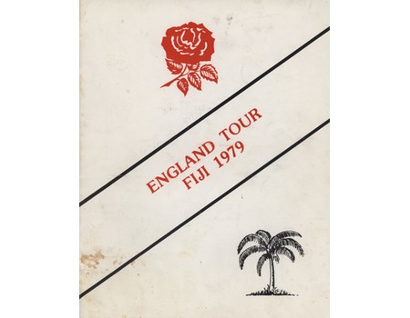 FIJI V ENGLAND 1979 RUGBY PROGRAMME - SIGNED BY ENGLAND