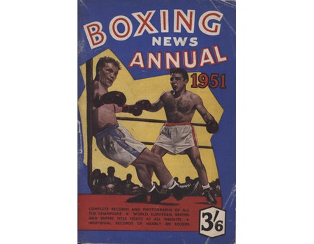 BOXING NEWS ANNUAL AND RECORD BOOK 1951
