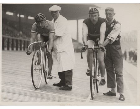 LUCIEN MICHARD & HUYBRECHTS 1930S (BRUSSELS) CYCLING PHOTOGRAPH