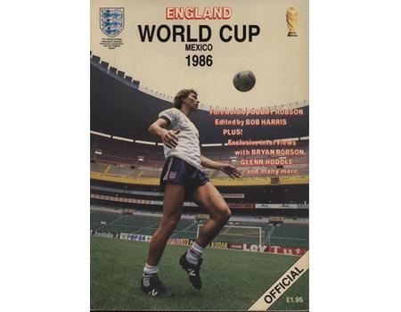 ENGLAND WORLD CUP - MEXICO 1986