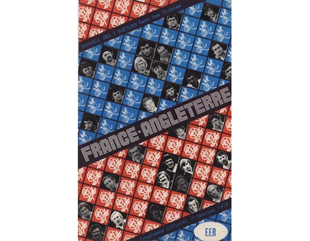 FRANCE V ENGLAND 1978 RUGBY UNION PROGRAMME