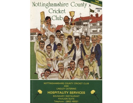 NOTTINGHAMSHIRE COUNTY CRICKET CLUB HANDBOOK 1988