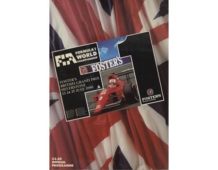 BRITISH GRAND PRIX 1990 OFFICIAL PROGRAMME