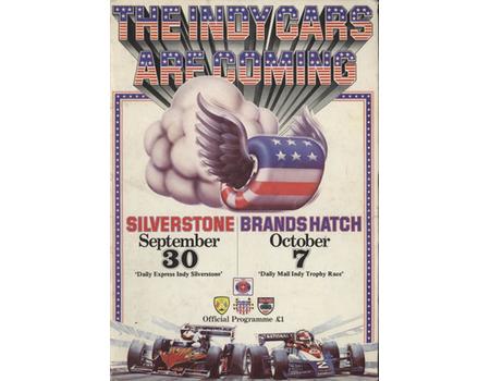 DAILY EXPRESS AND MAIL INDY CAR TROPHY 1978 OFFICIAL PROGRAMME