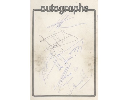 GRAHAM HILL INTERNATIONAL TROPHY 1976 OFFICIAL PROGRAMME (SIGNED BY JAMES HUNT & OTHERS)