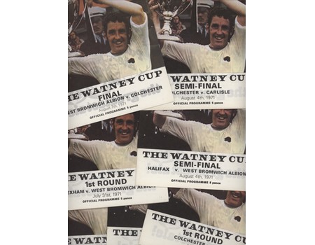 WATNEY CUP 1971 FULL SET OF PROGRAMMES (7)
