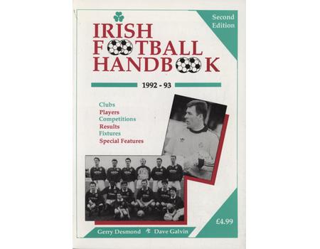 IRISH FOOTBALL HANDBOOK 1992-93