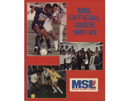 MAJOR INDOOR SOCCER LEAGUE OFFICIAL GUIDE 1991-92