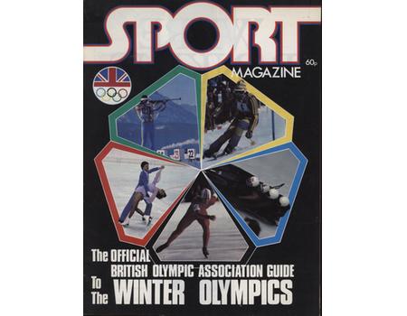 SPORT MAGAZINE NO.2 - THE OFFICIAL BRITISH OLYMPIC ASSOCIATION GUIDE TO THE WINTER OLYMPICS (1980)