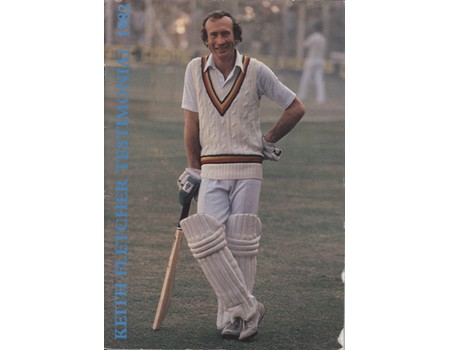 KEITH FLETCHER (ESSEX) 1982 CRICKET BENEFIT BROCHURE