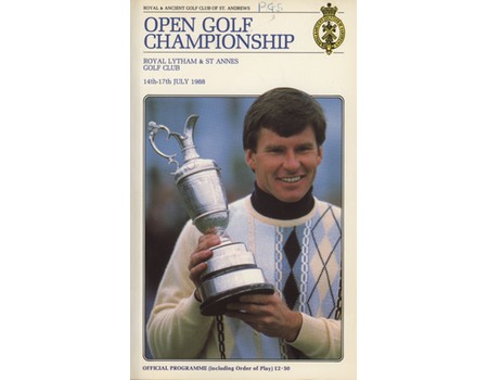 OPEN GOLF CHAMPIONSHIP 1988 (ROYAL LYTHAM & ST. ANNES) PROGRAMME