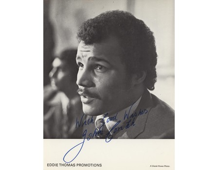 JOHN CONTEH SIGNED BOXING PHOTOGRAPH