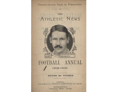 ATHLETIC NEWS FOOTBALL ANNUAL 1908-09