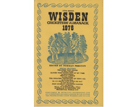 WISDEN CRICKETERS