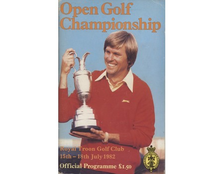 OPEN GOLF CHAMPIONSHIP 1982 (ROYAL TROON) PROGRAMME