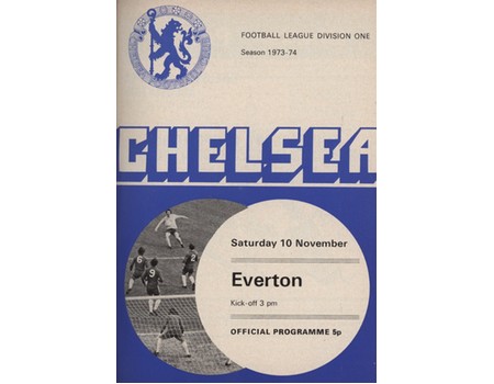CHELSEA 1973-74 BOUND SET OF HOME FOOTBALL PROGRAMMES